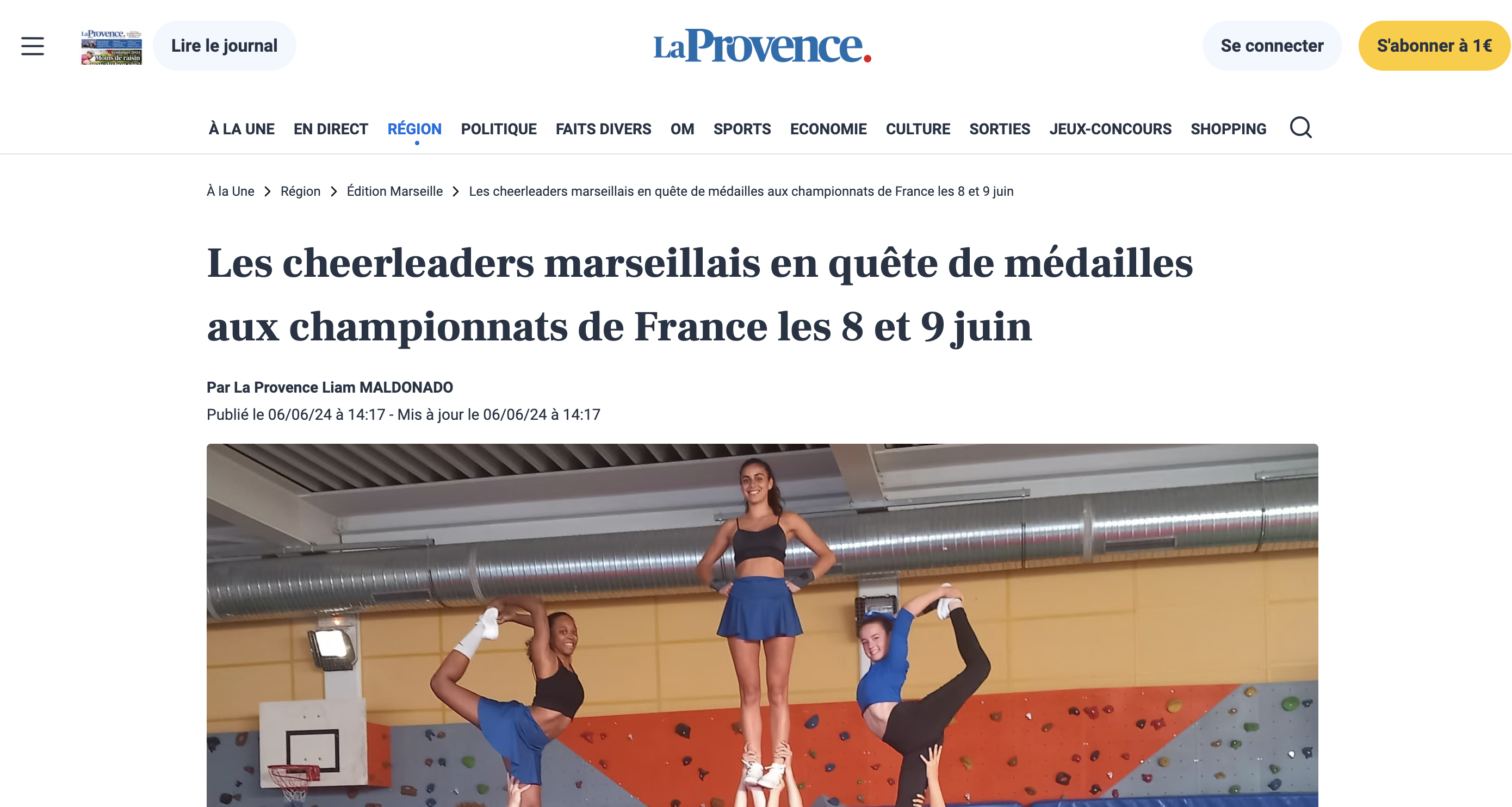 📰 Notre club en vedette sur La Provence !